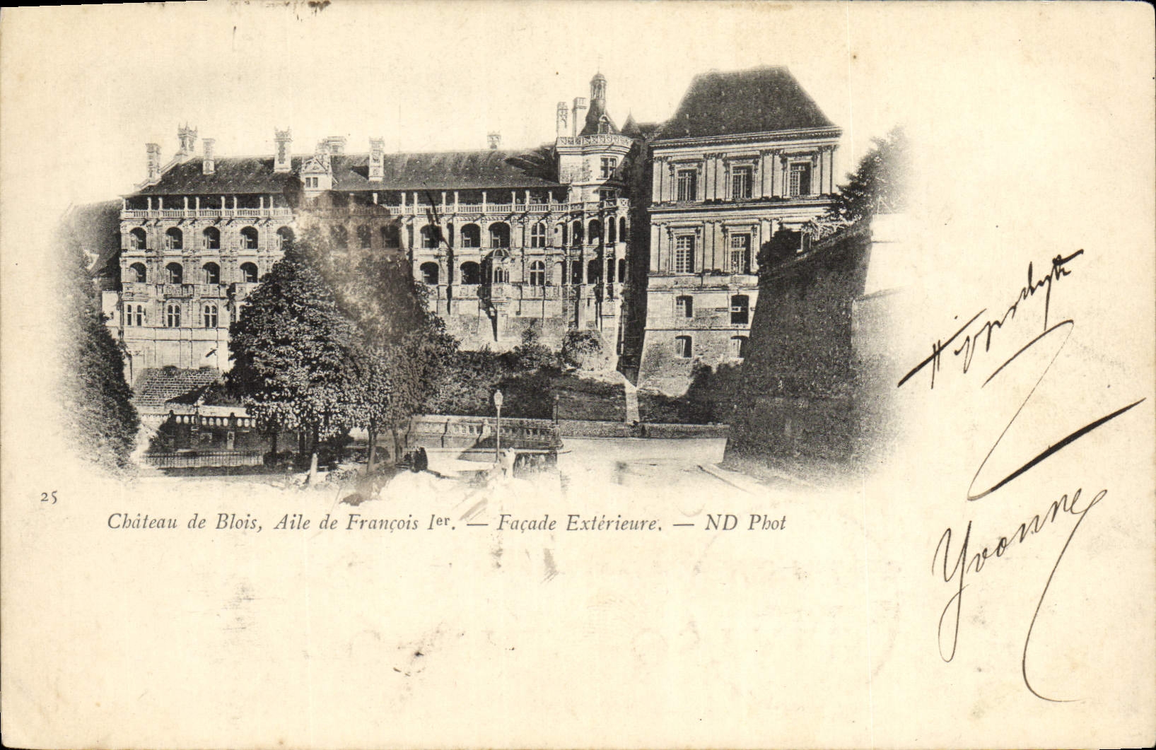 CPA Chateau de Blois Aile de Francois 1er Facade exterieure