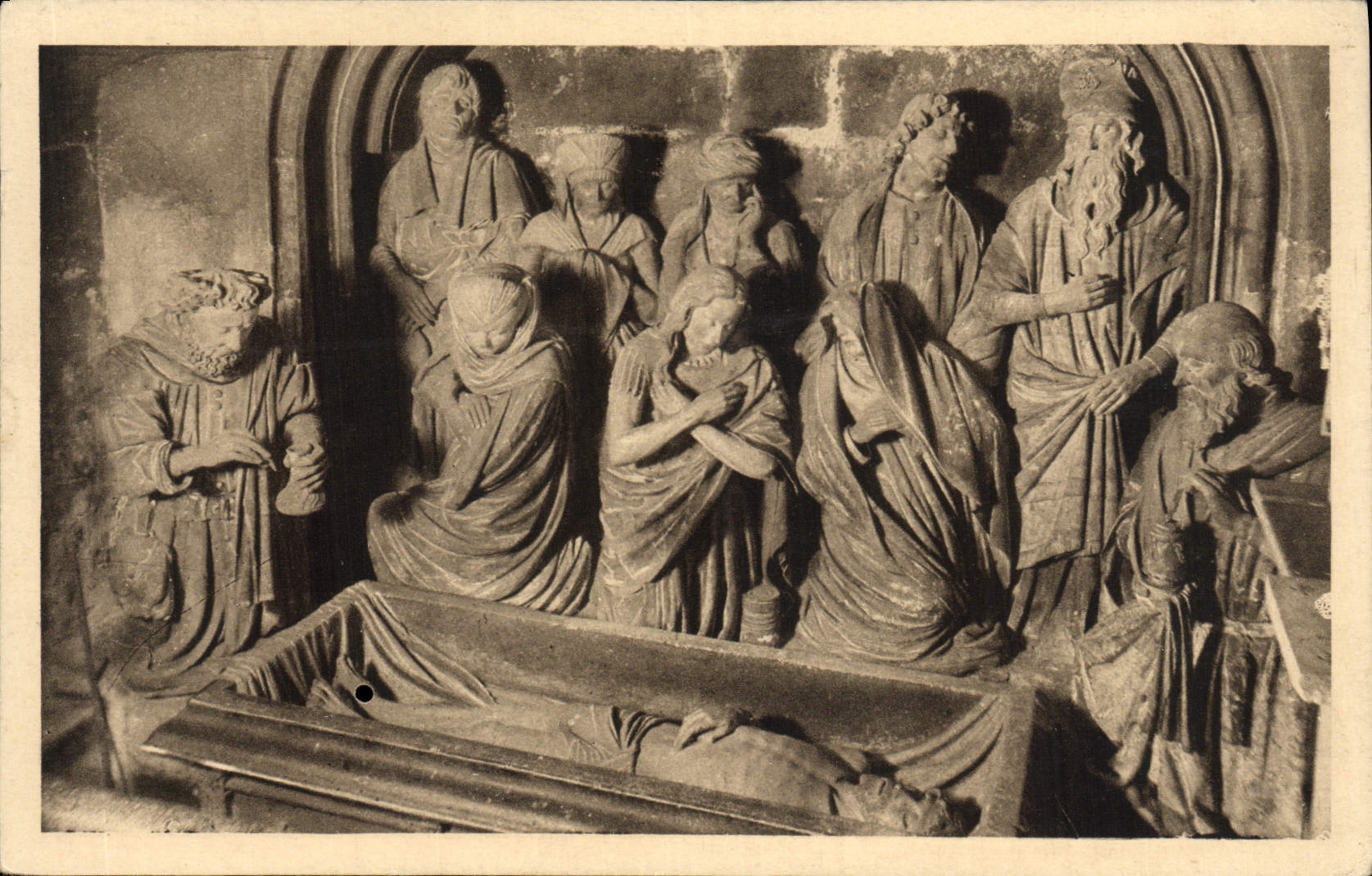 VINTAGE POSTCARD Chaumont Church St Jean Baptist the Sepulchre