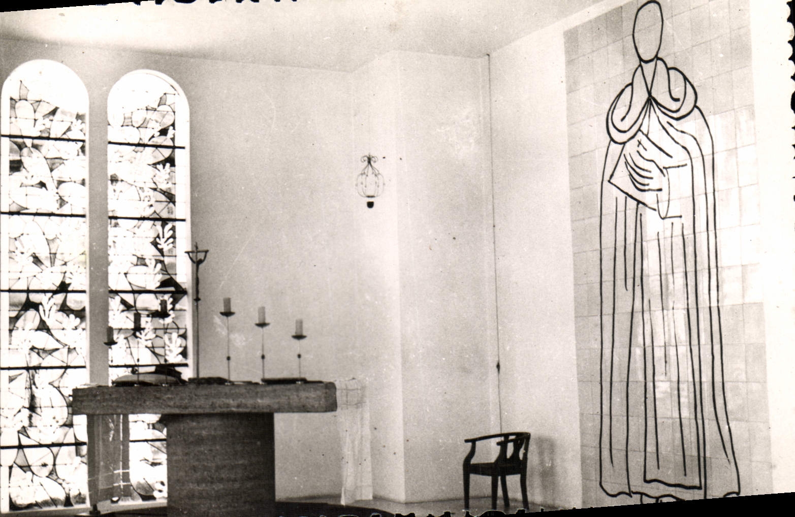 MODERN CARD Vence Vault of the Rosary Realized by Matisse