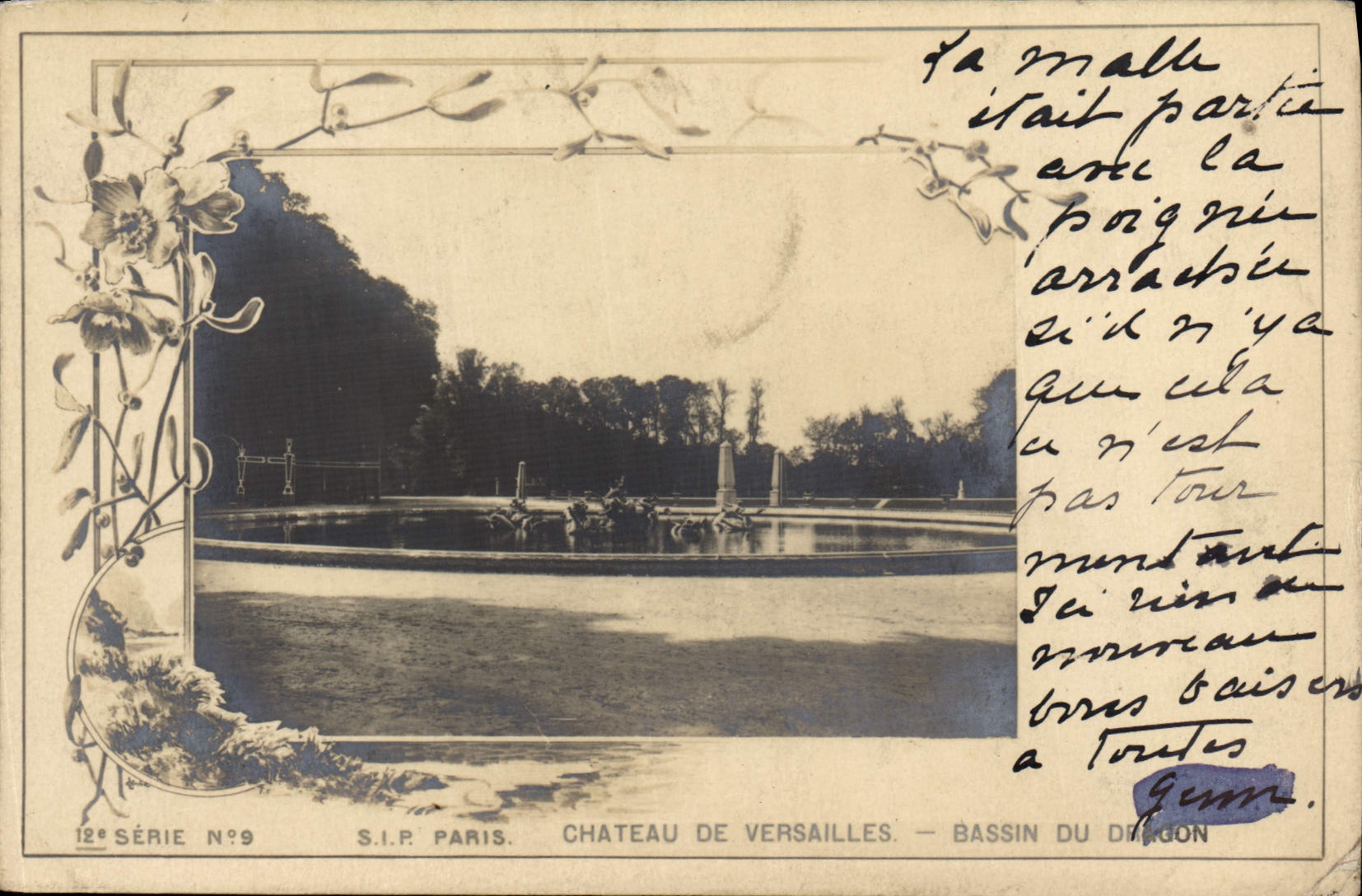 CPA Chateau De Versailles Bassin du dragon