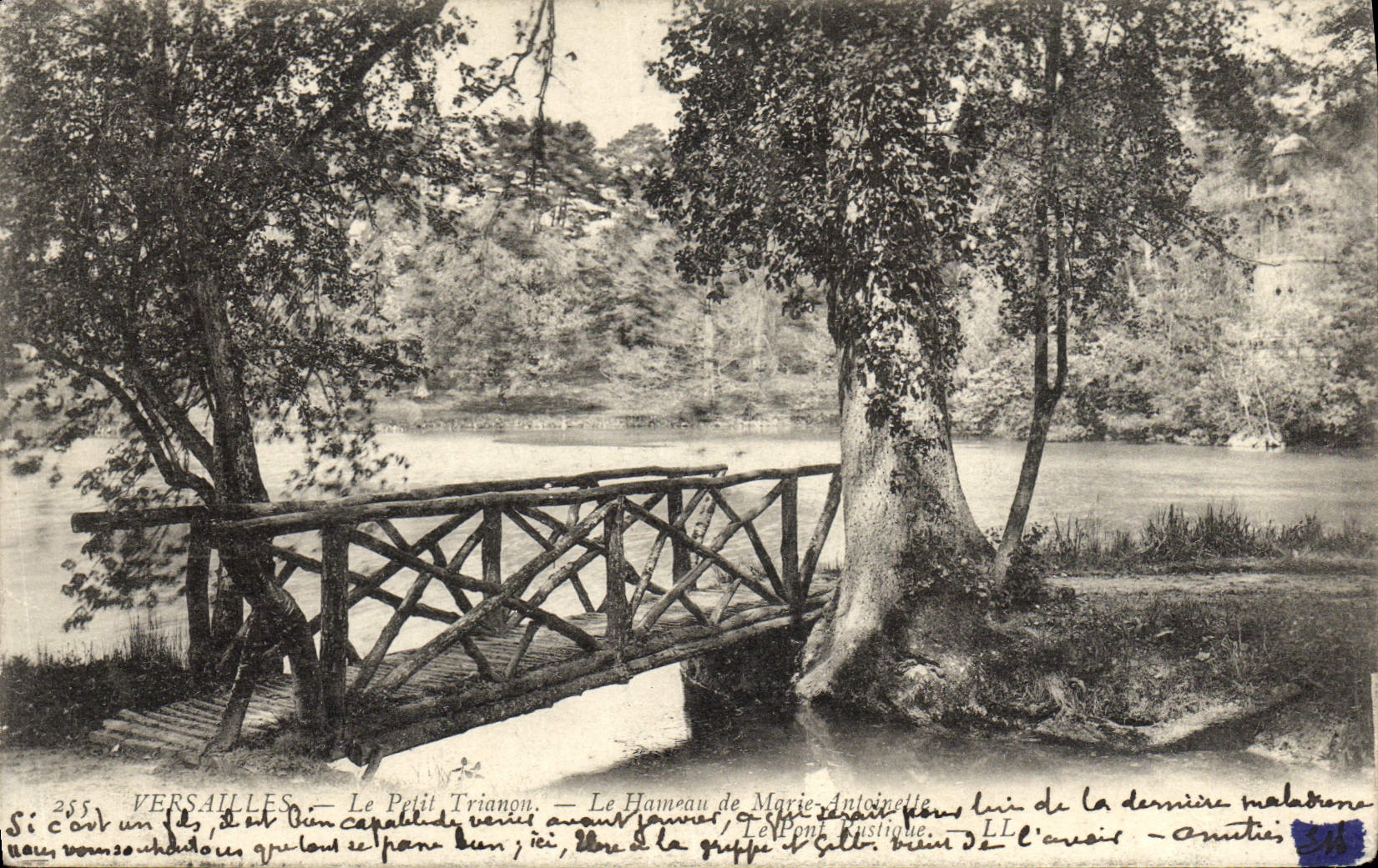 POSTAL Versalles pequeño Trianon de la VENDIMIA el Hamlet de Marie Anfoinette
