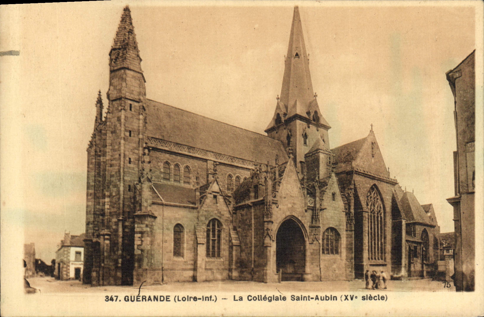CPA Guerande La Collegiale Saint Aubin