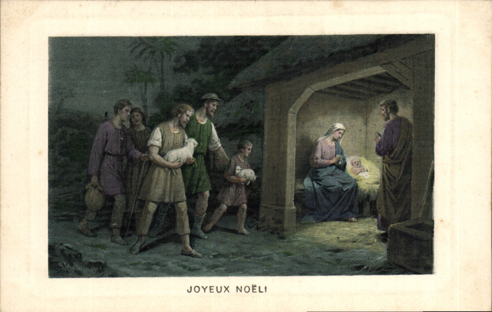 CPA Joyeux Noeli