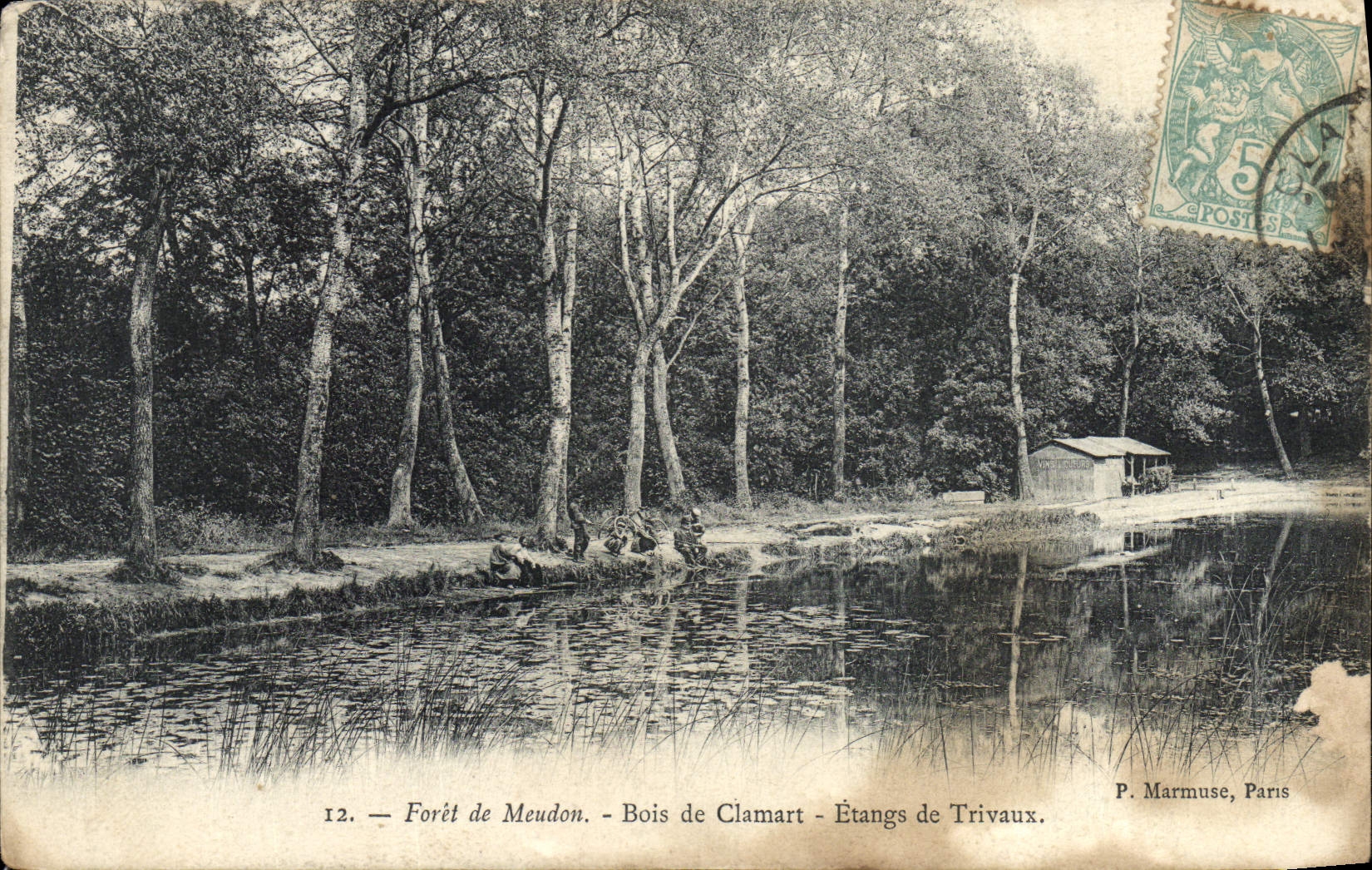 CPA Foret de Meudon Bois de Clamart Etanges de Trivaux