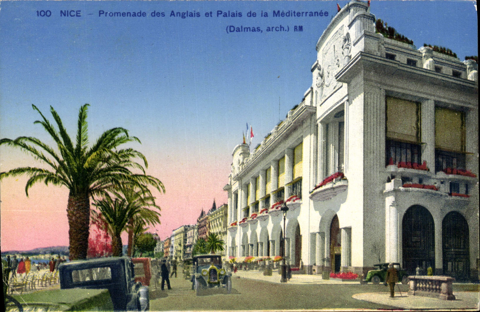 Caminata de la POSTAL de la VENDIMIA Niza del inglés y del paladar del mediterráneo