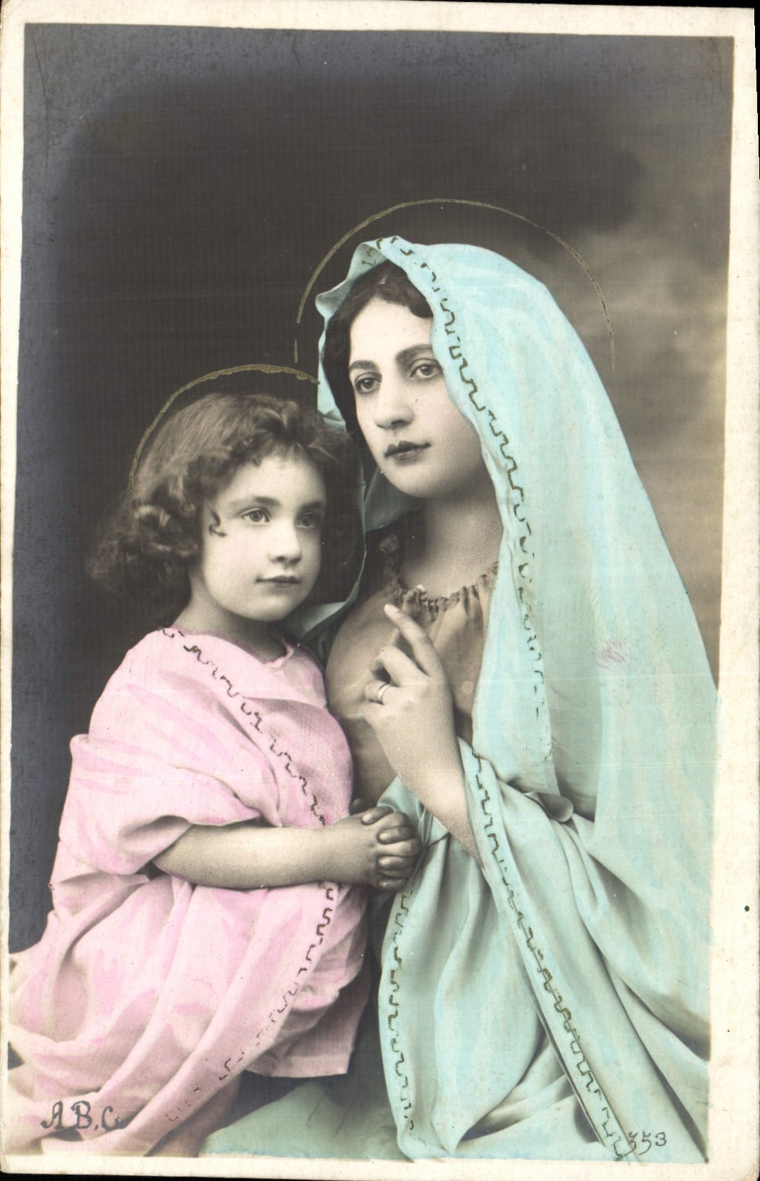 VINTAGE POSTCARD Virgin Fantasy Child wife