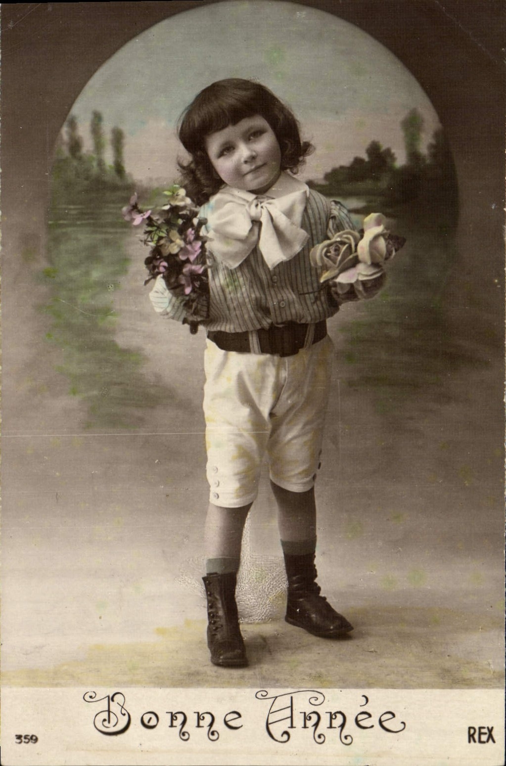 CPA Bonne Annee Enfant