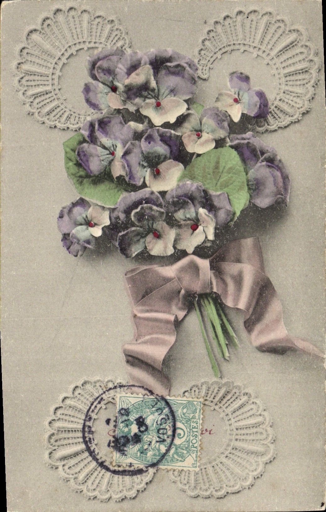 CPA Fantaisie Fleurs