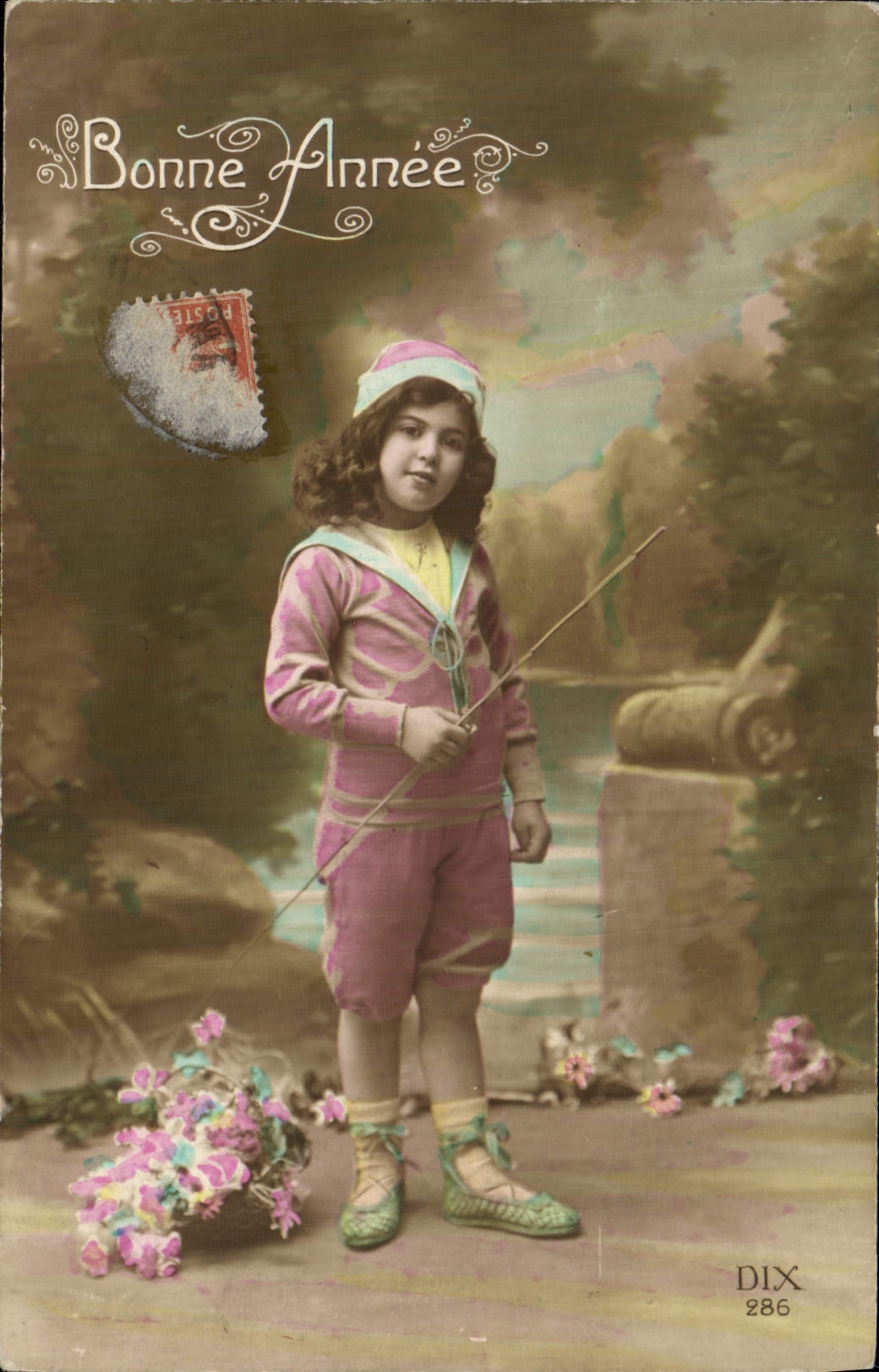 CPA Bonne Annee Enfant 