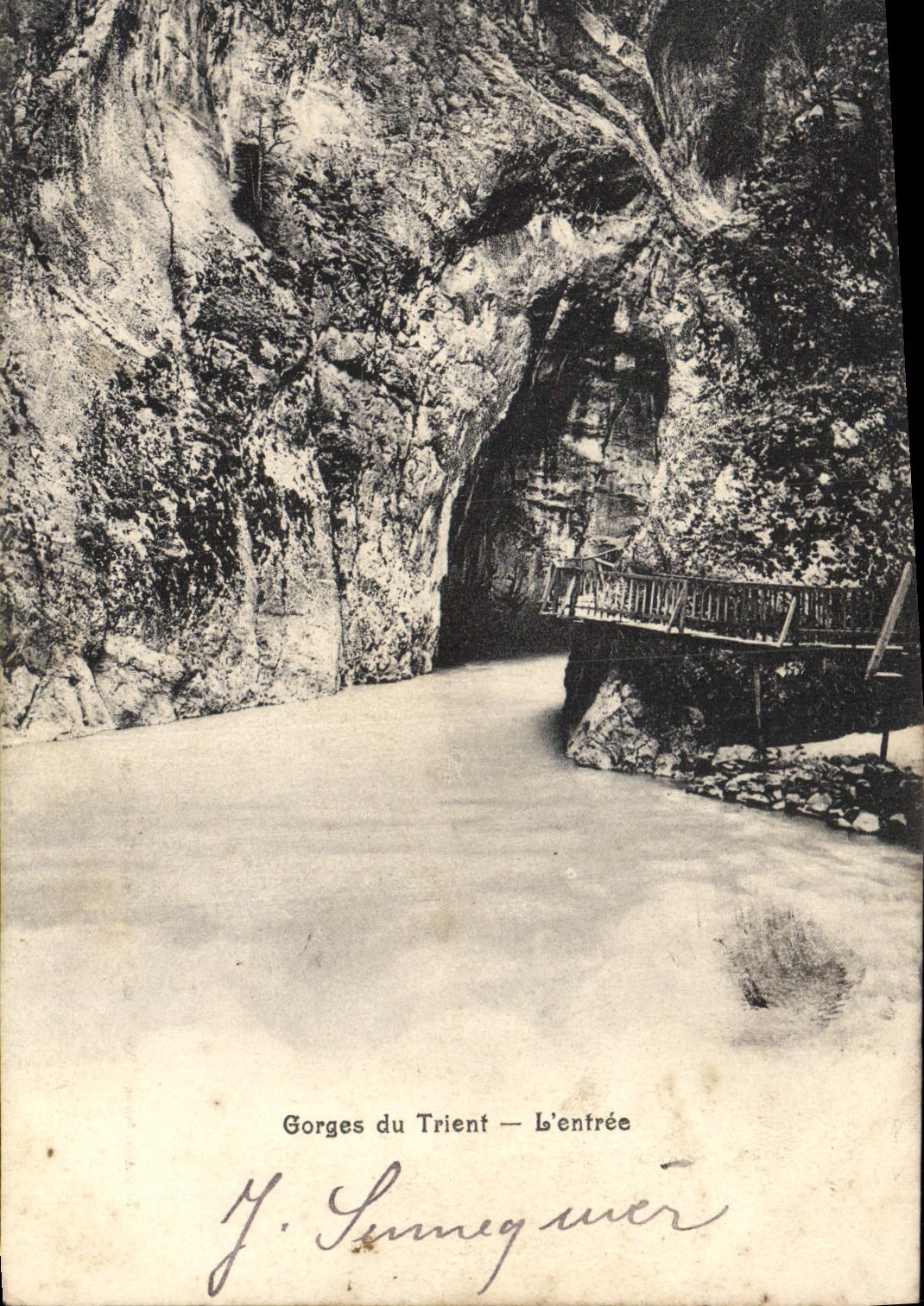 CPA Gorges du Trient L'entree