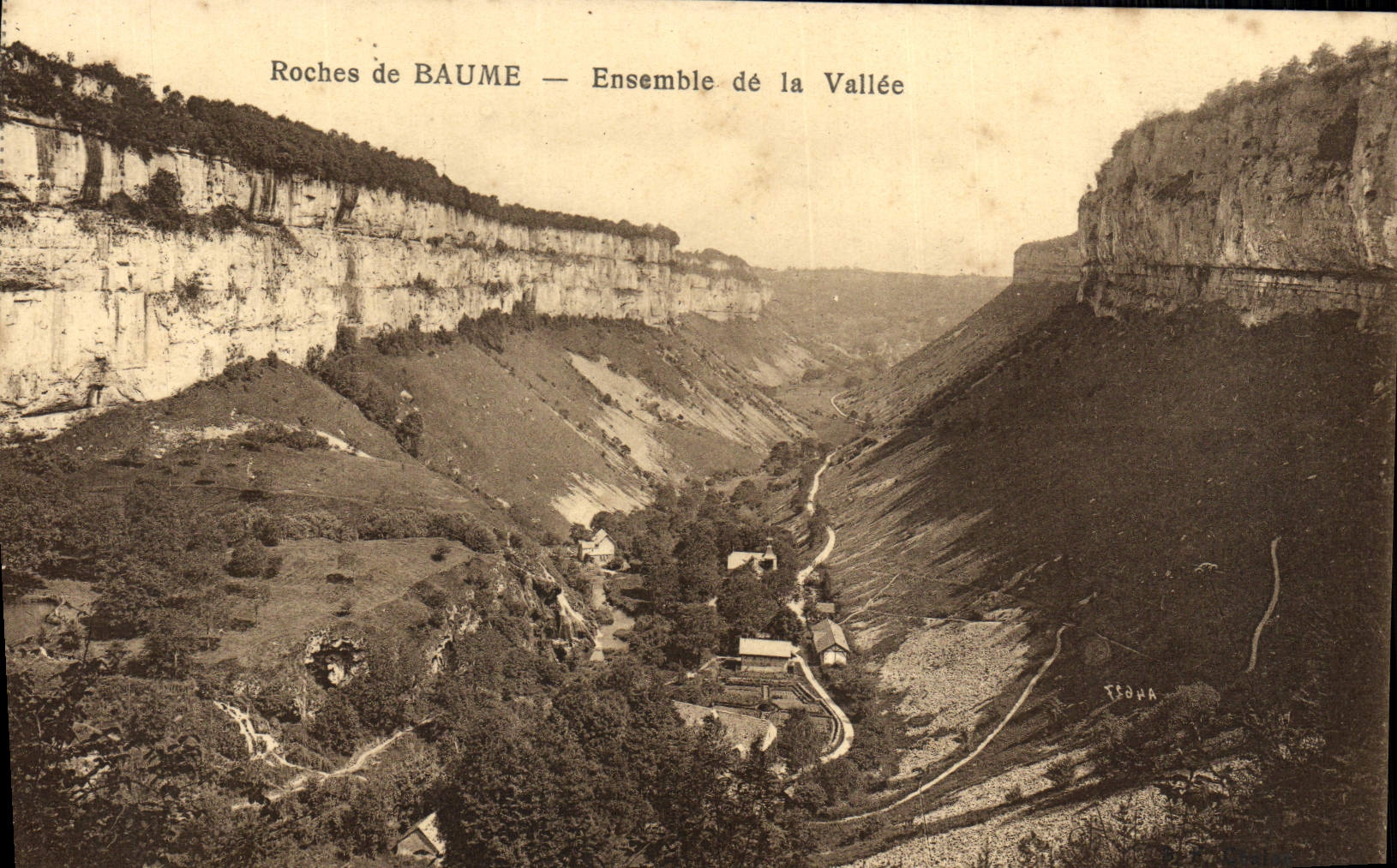 VINTAGE POSTCARD Rock of Balsam Together of the Valley