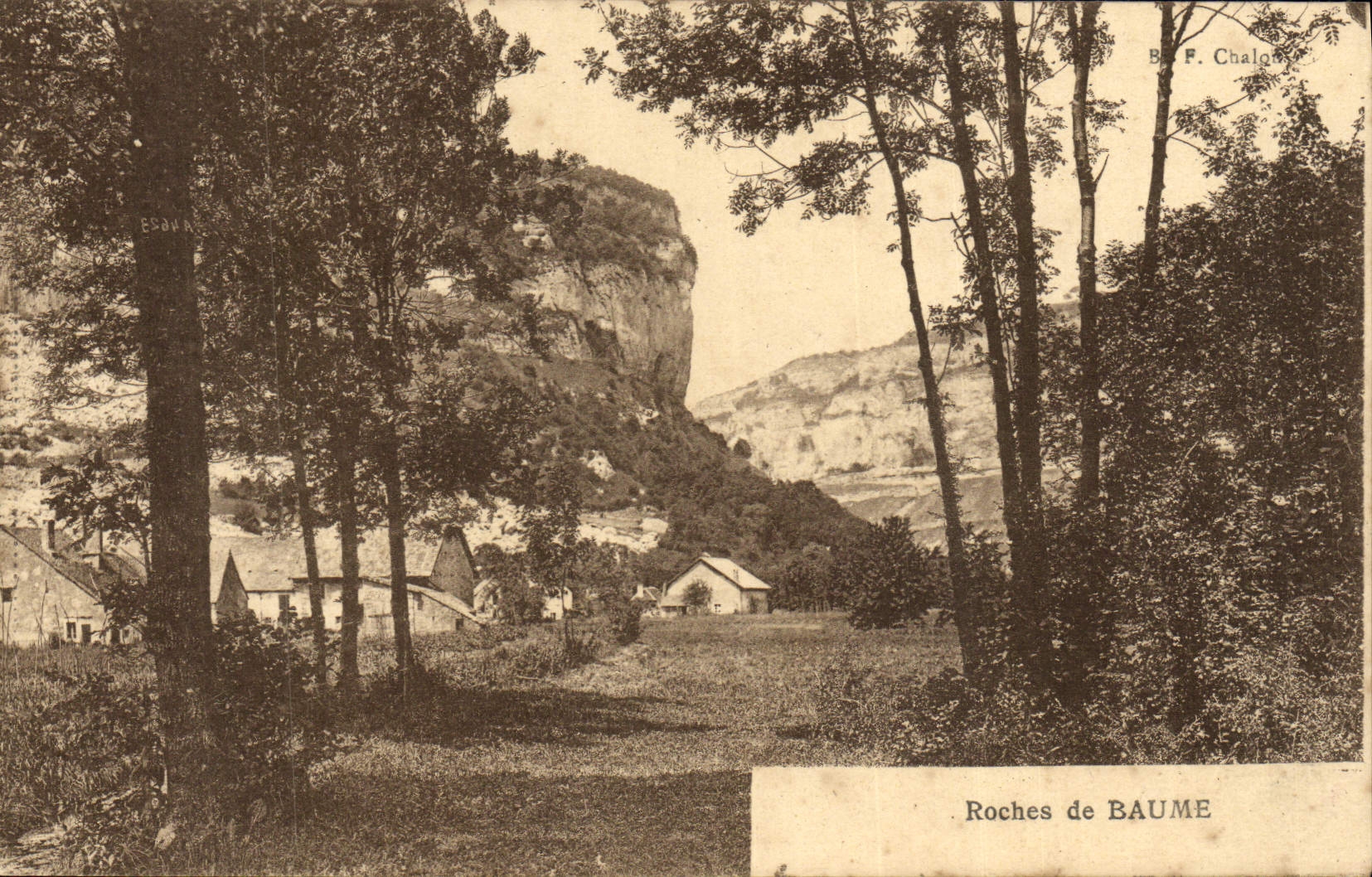 VINTAGE POSTCARD Rock of Balsam