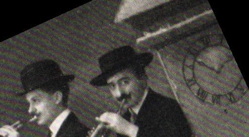 VINTAGE POSTCARD Man Trumpet
