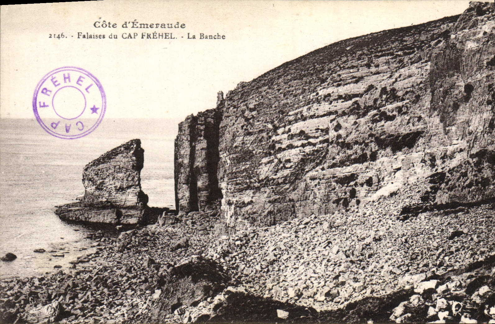 CPA Falaises du Cap Frehel La Banche