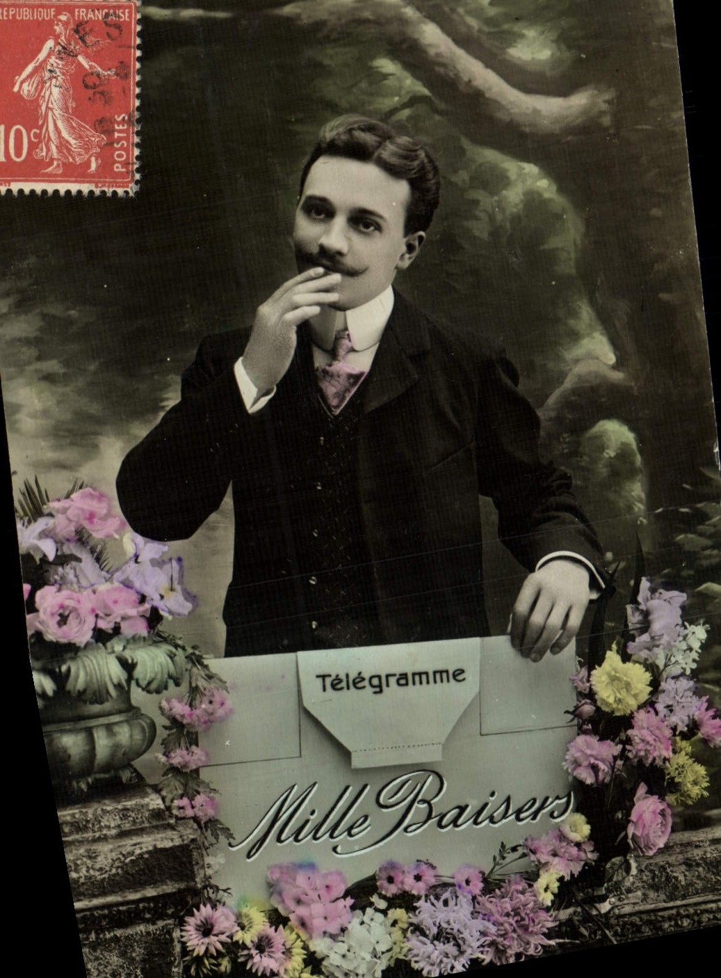 CPA Mille Baisers Homme