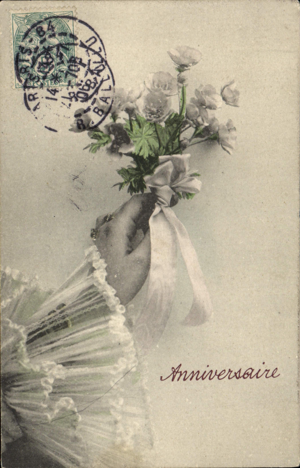 VINTAGE POSTCARD Birthday