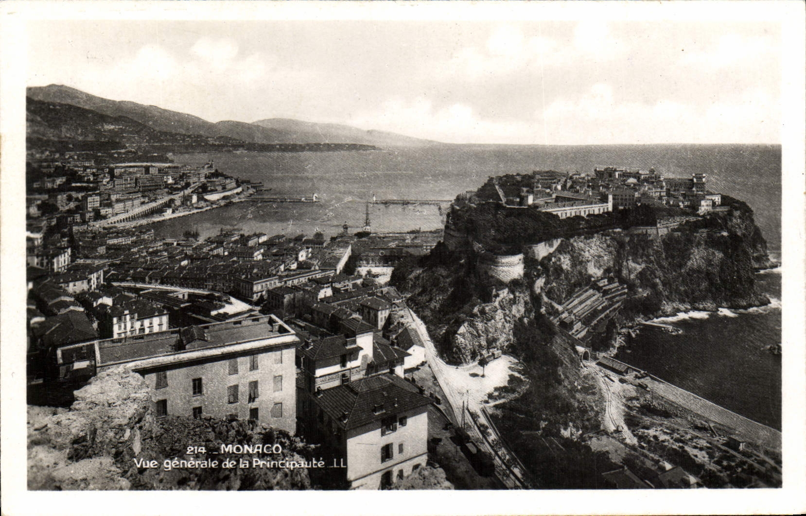 CPA Monaco Vue Generale de la Principaute
