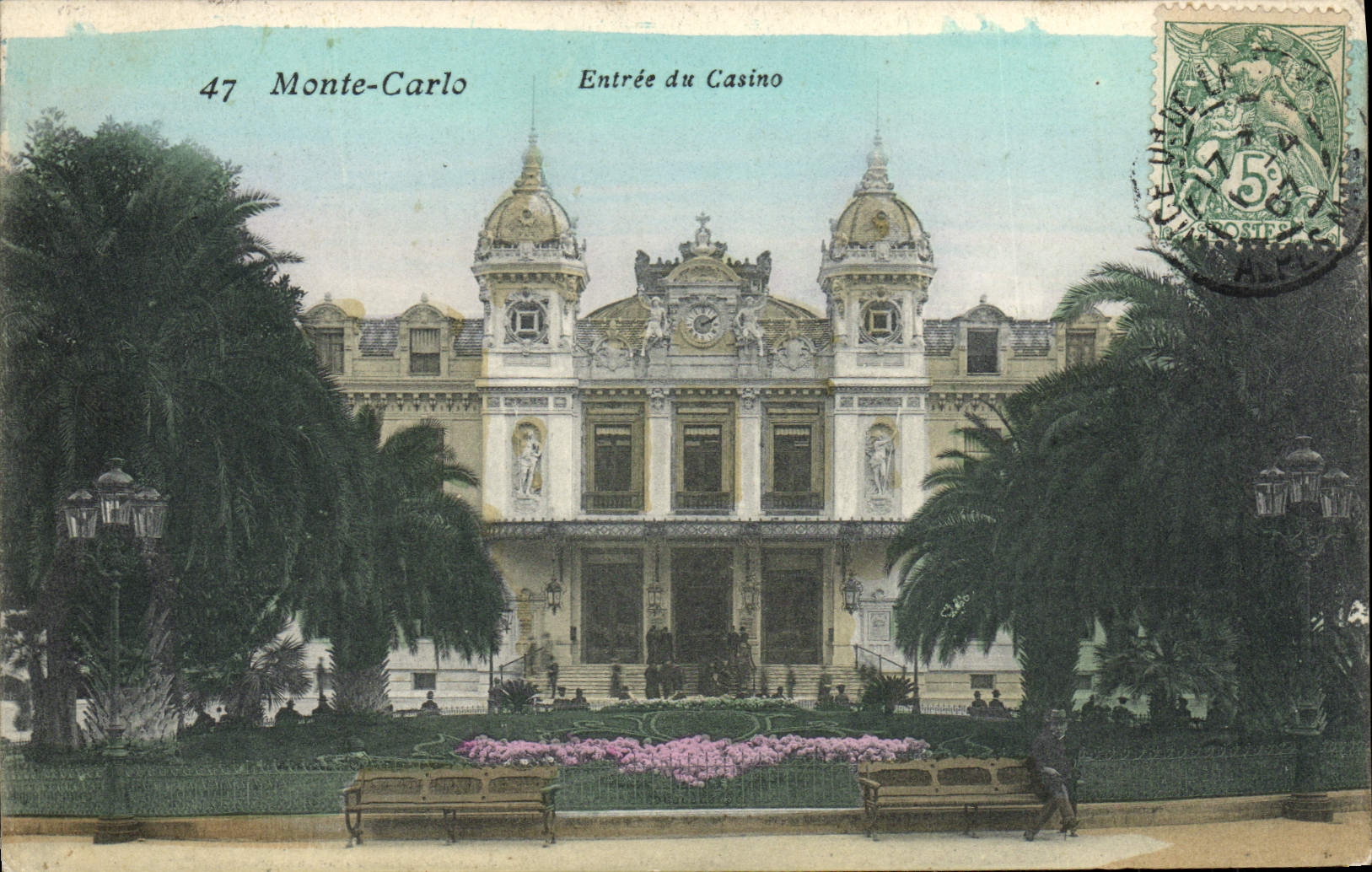 CPA Monte Carlo Entree du Casino