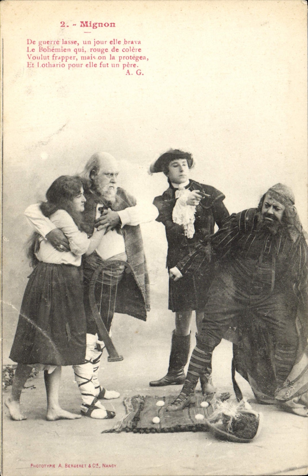 VINTAGE POSTCARD Fantasy Nice