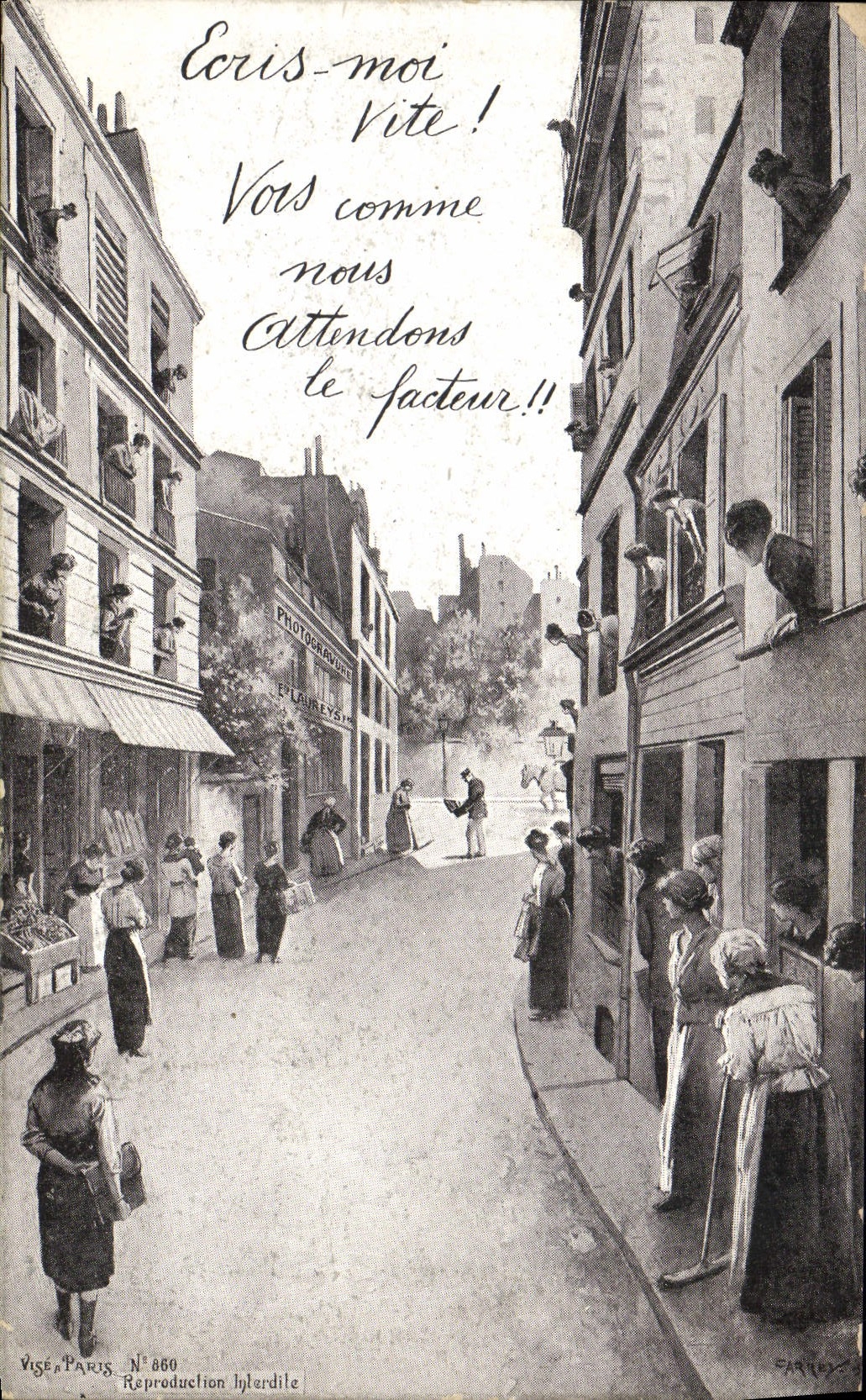 CPA Fantaisie Facteur