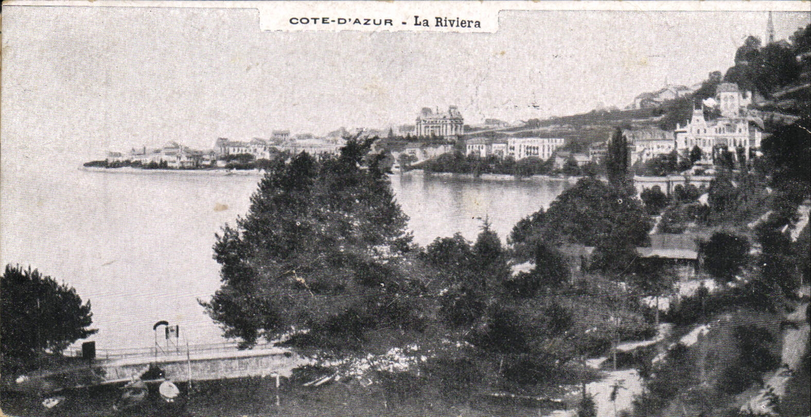 VINTAGE POSTCARD Riviera