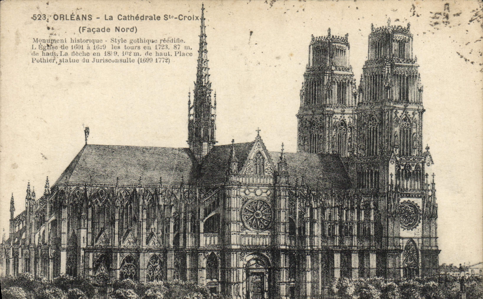 CPA Orleans La Cathedrale St Croix