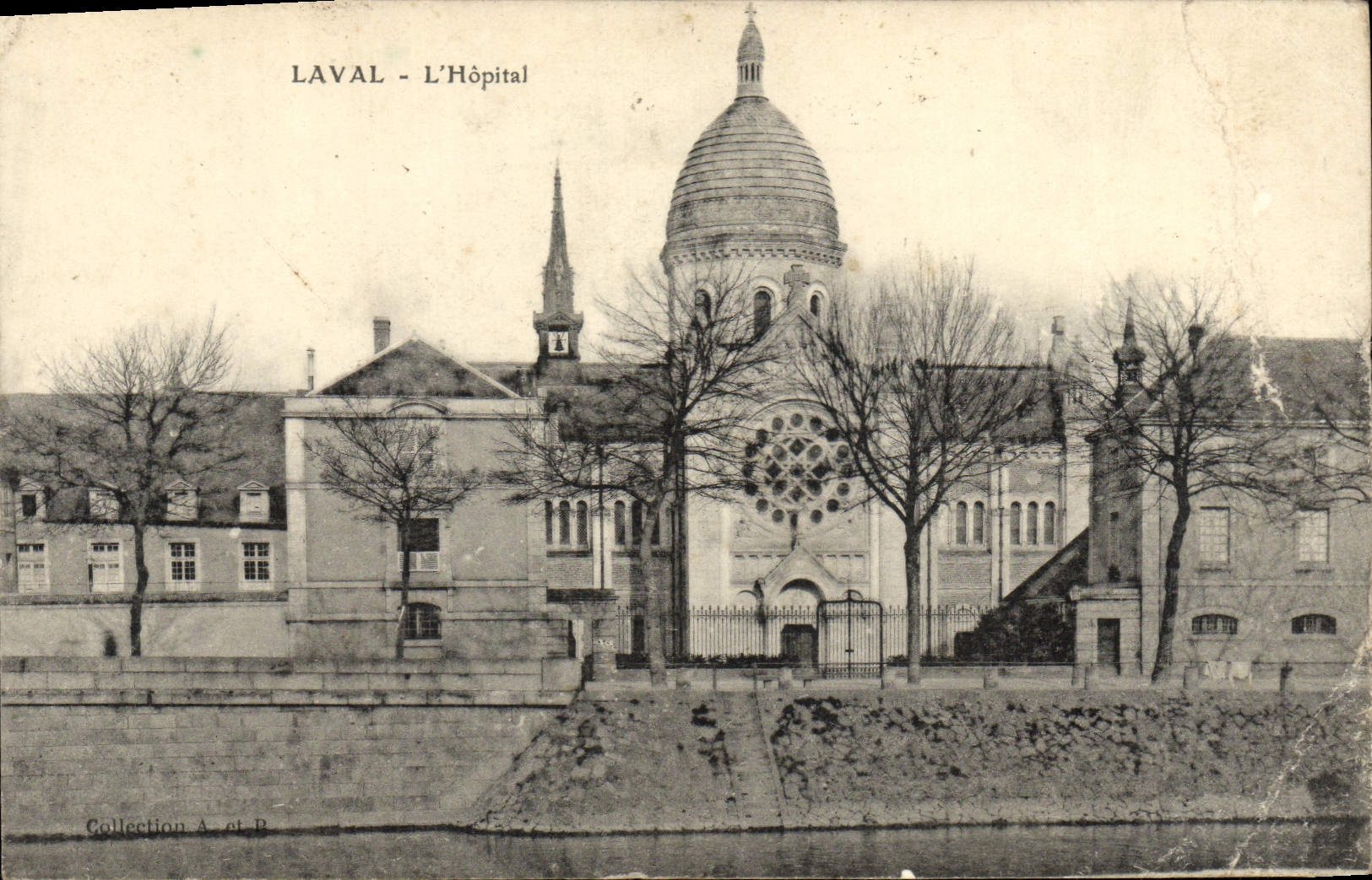 POSTAL Laval de la VENDIMIA el hospital