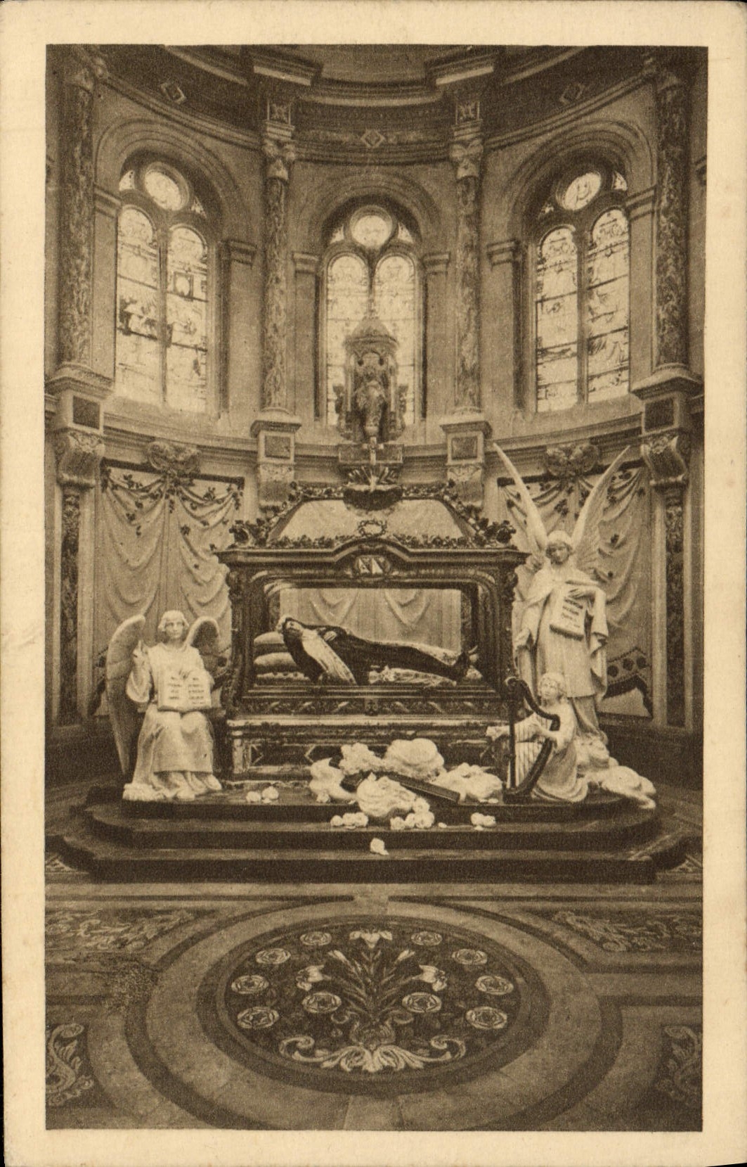 La cámara acorazada de la POSTAL de la VENDIMIA y expulsa Sainte a Teresa del niño Jesús Lisieux