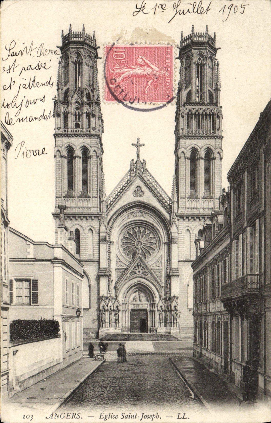 CPA Angers Eglise Saint Joseph