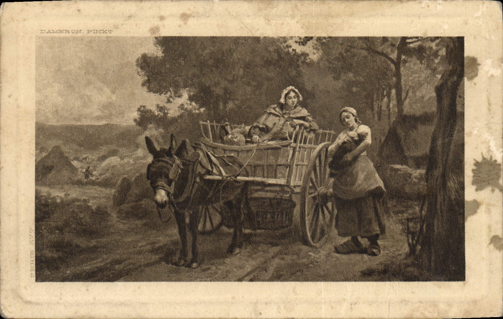 VINTAGE POSTCARD Coach Ass