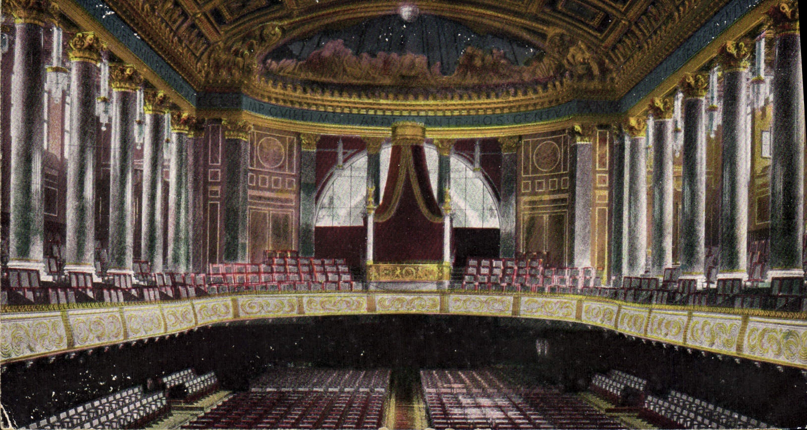 CPA Wiesbaden Kurhaus Grosser Kouzertsual Mit Kaiserloge