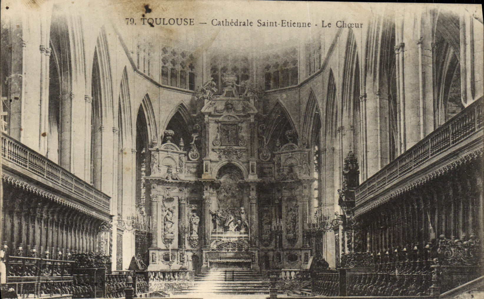 CPA Toulouse Cathedrale Saint Etienne Le Choeur