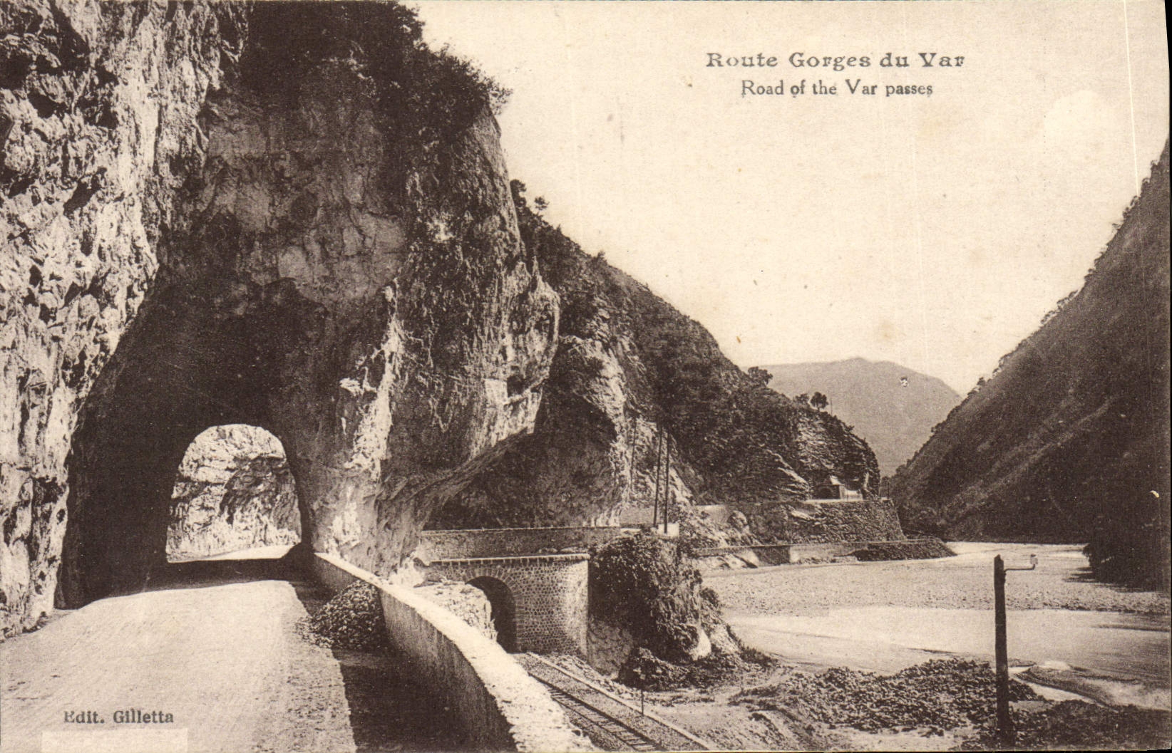 CPA Route Gorges Du Var 