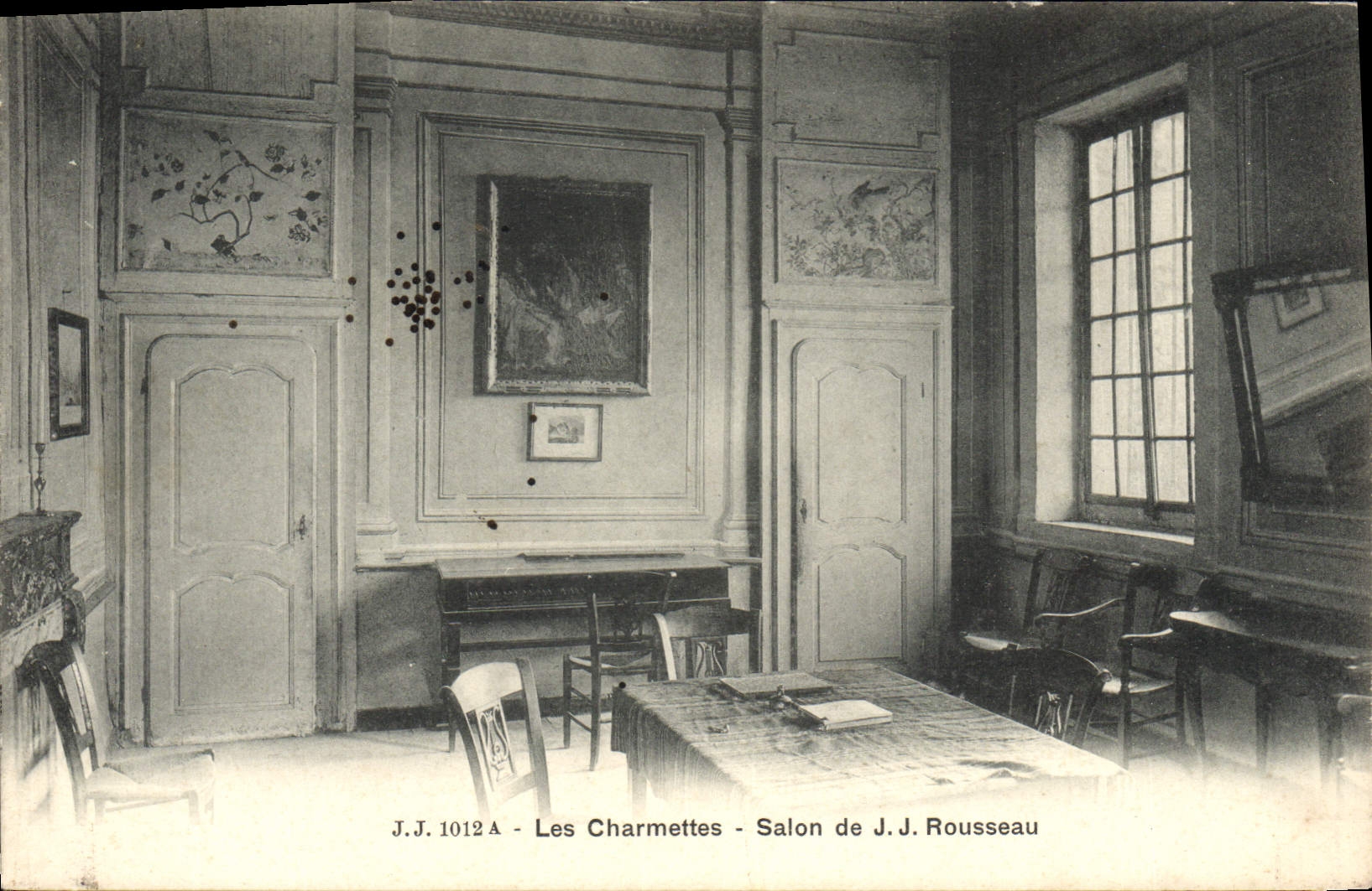 CPA Les Charmettes Salon JJ Rousseau