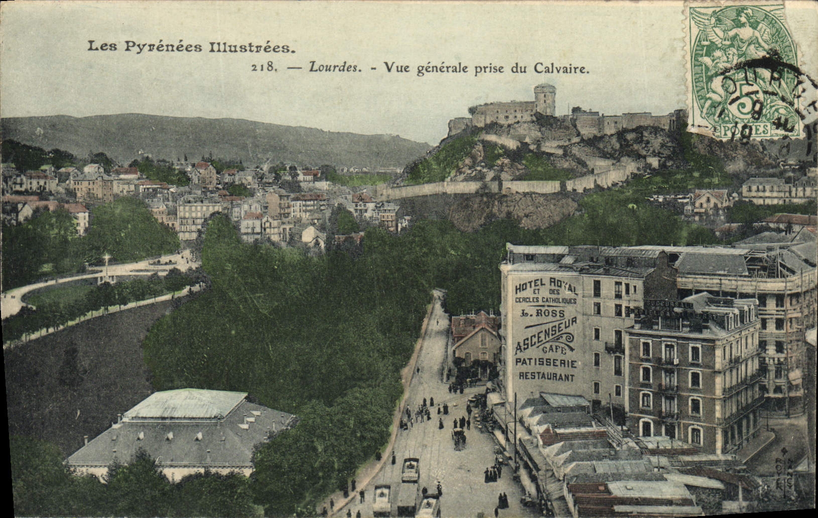 VINTAGE POSTCARD Heavy View Taken Martyrdom