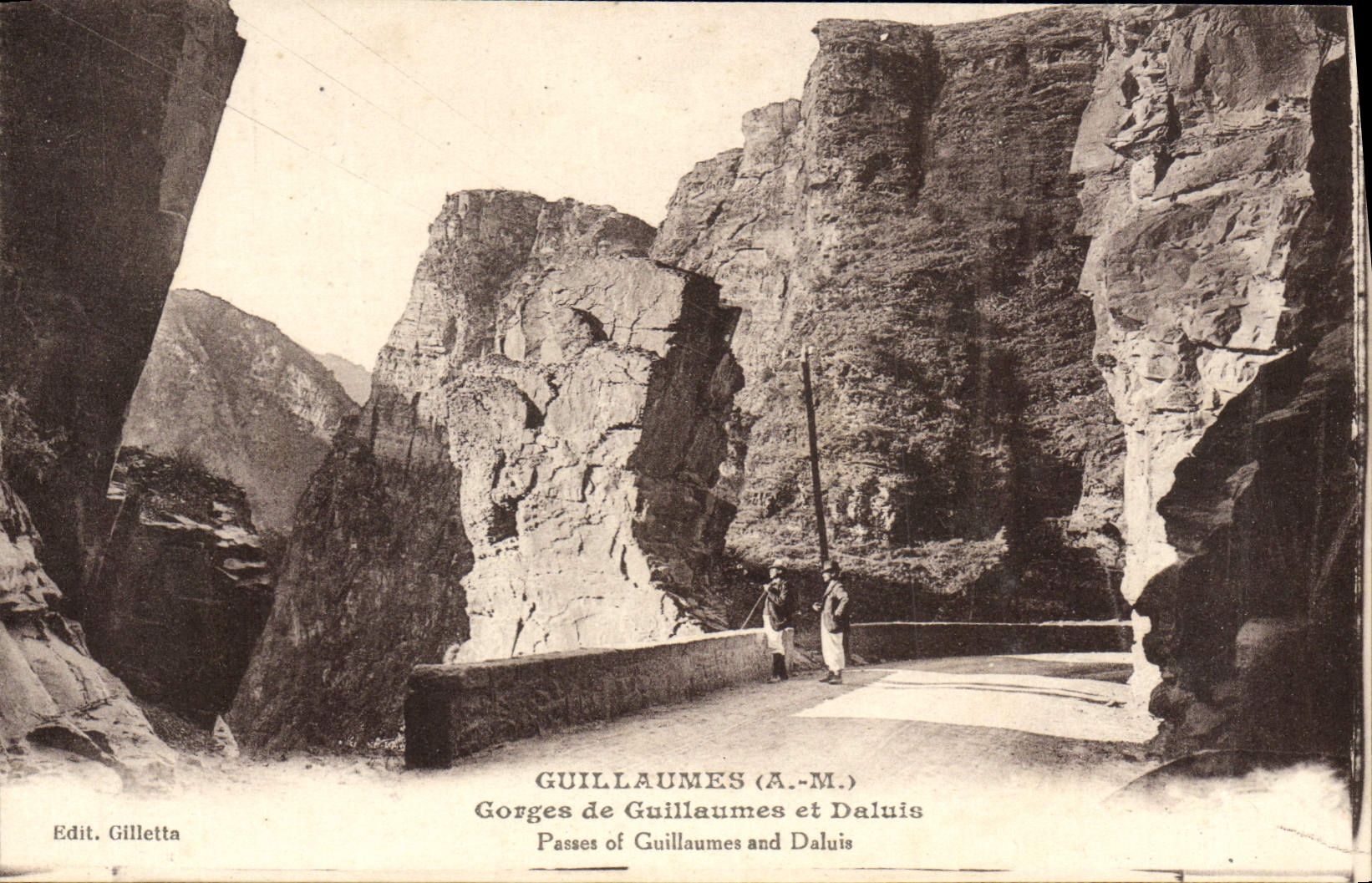 CPA Guillaumes Gorges De Guillaumes et Daluis