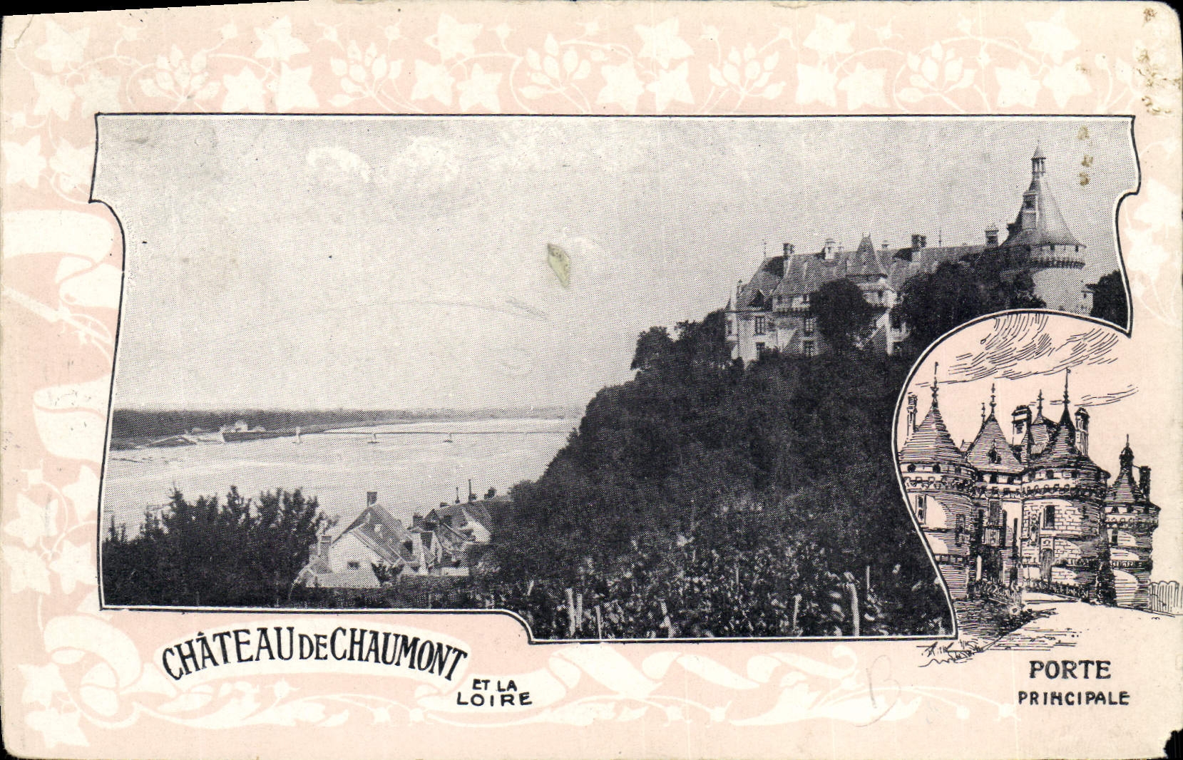 CPA Chateau De chaumont Et La Loire Porte principale