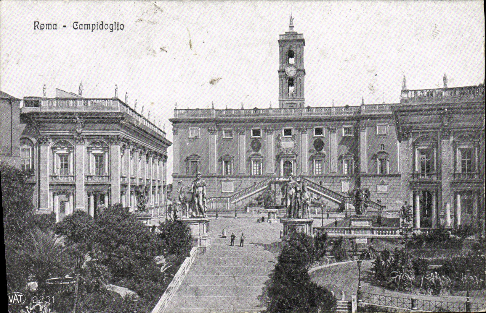 POSTAL Roma Campidoglio de la VENDIMIA