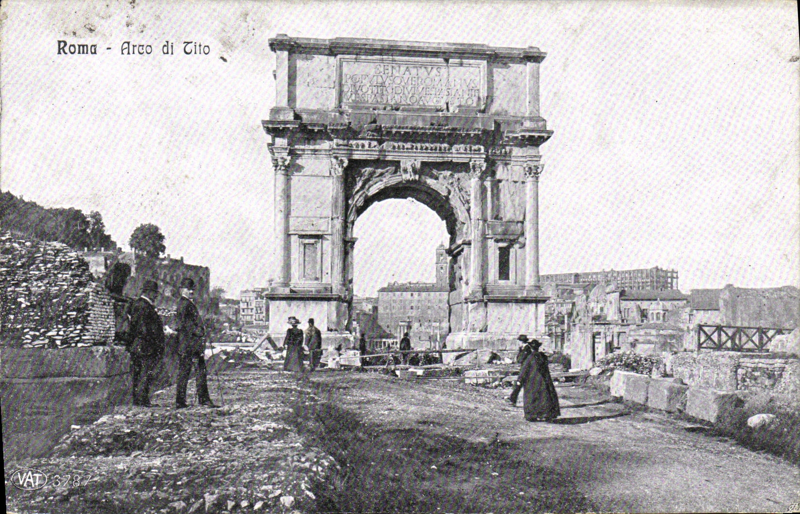 POSTAL Roma Arco di Tilto de la VENDIMIA