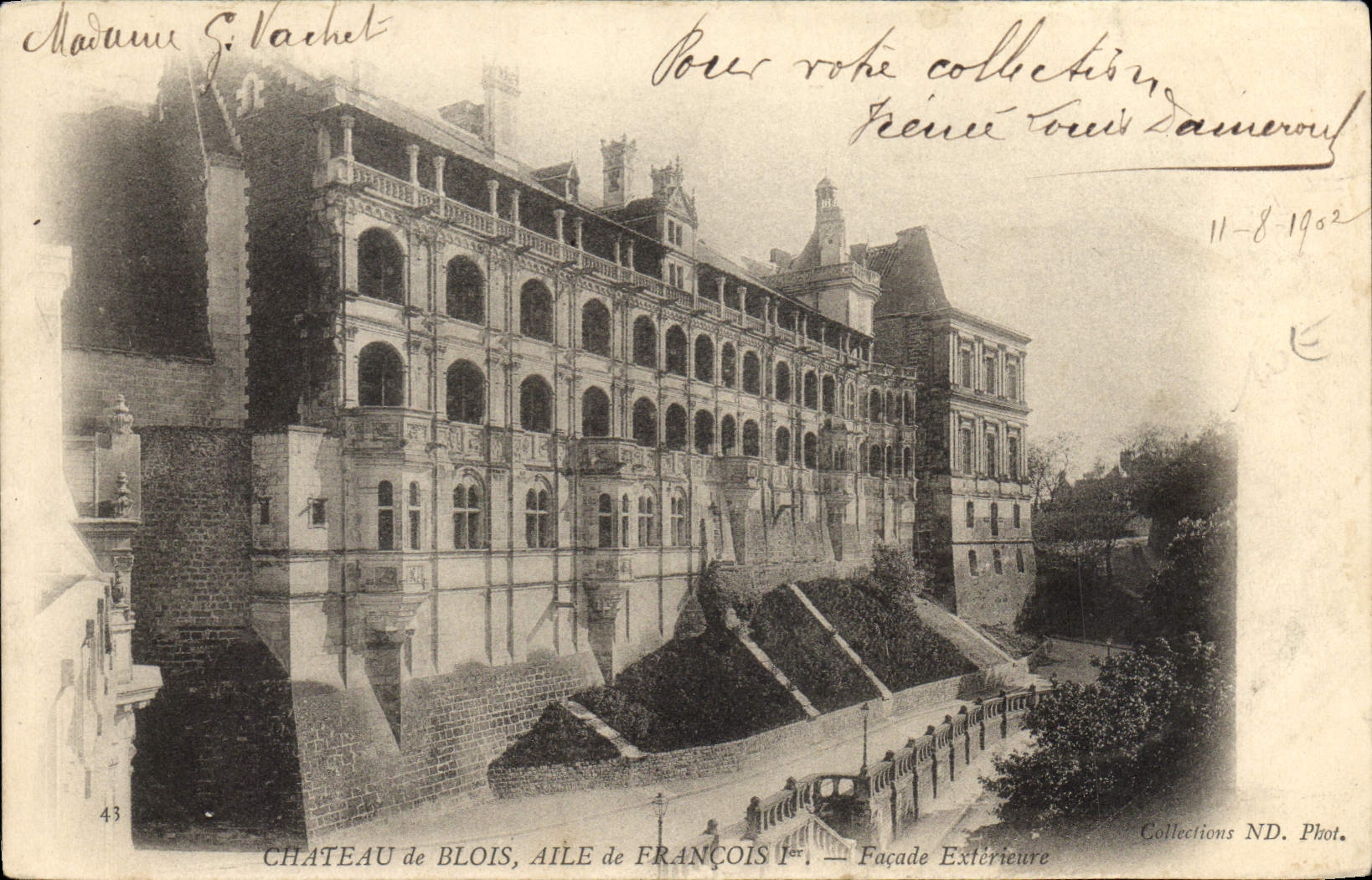 CPA Chateau de Blois Aile de Francois 1er Facade exterieure