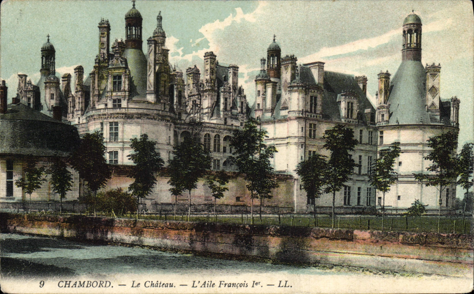 CPA Chambord Le Chateau L'Aile Francois 1er