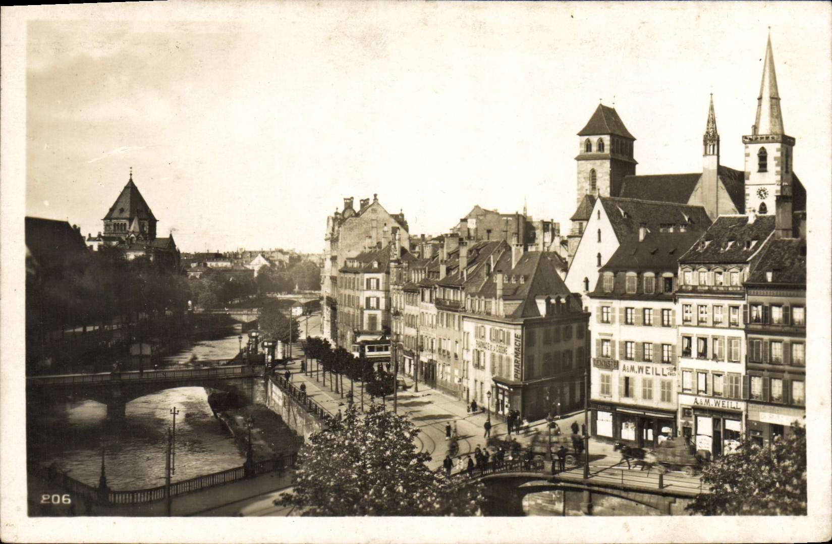 POSTAL MODERNA Estrasburgo Desaix Quay