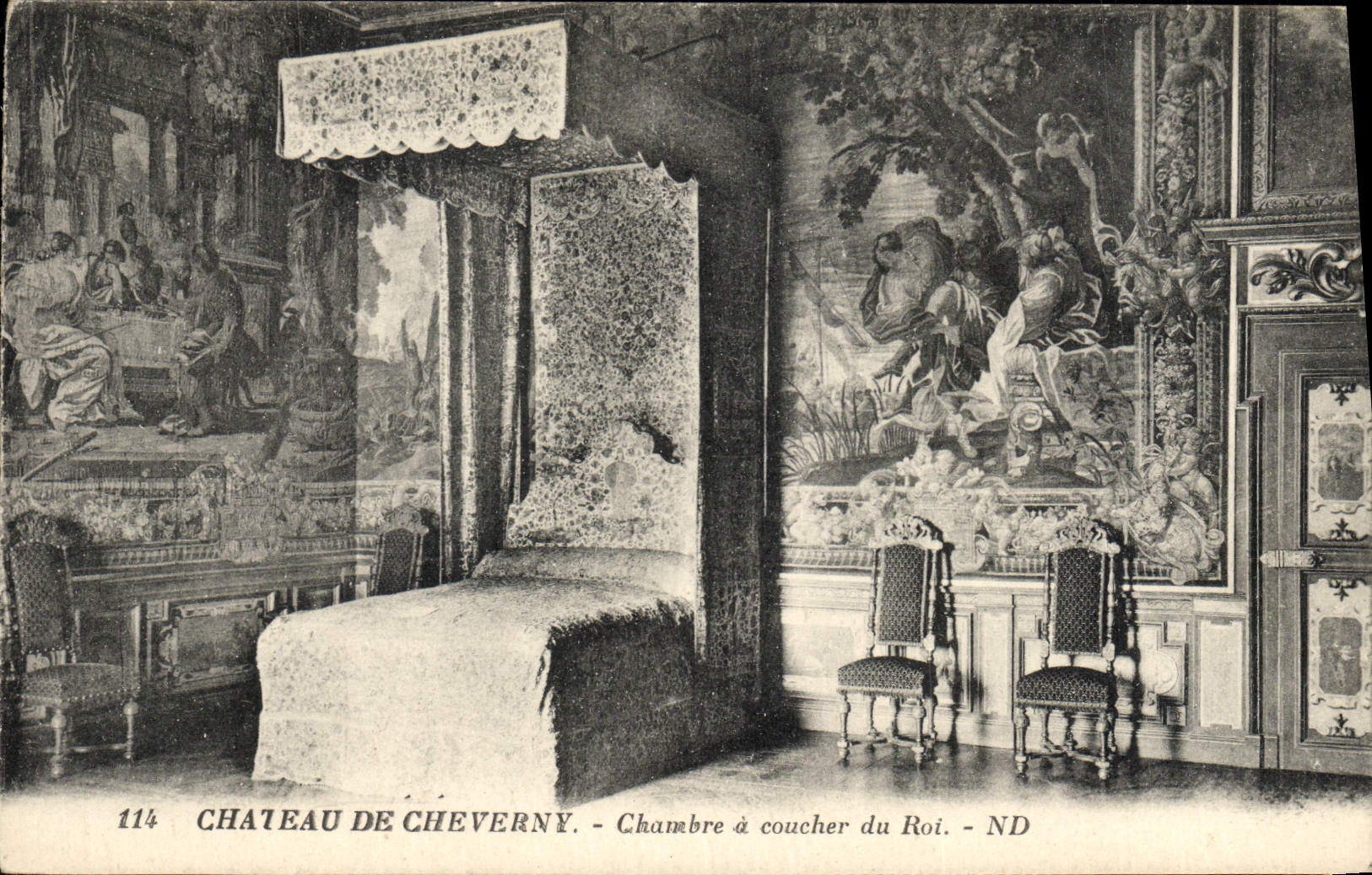 CPA Chateau De Cheverny Chambre a Coucher du roi