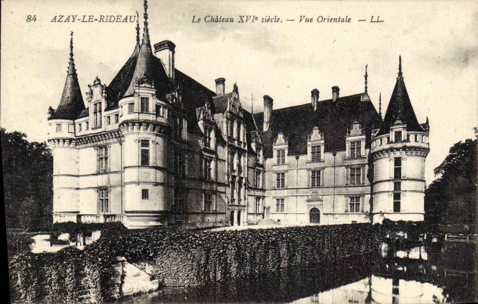 CPA Azay Le Rideau Le Chateau Vue orientale