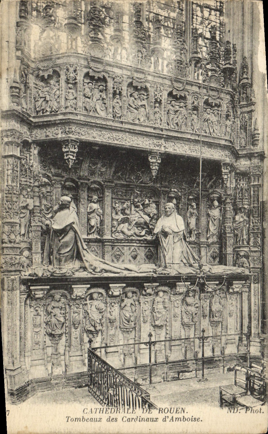 CPA Cathedrale De Rouen Tombeaux des Cardinaux d'Amboise