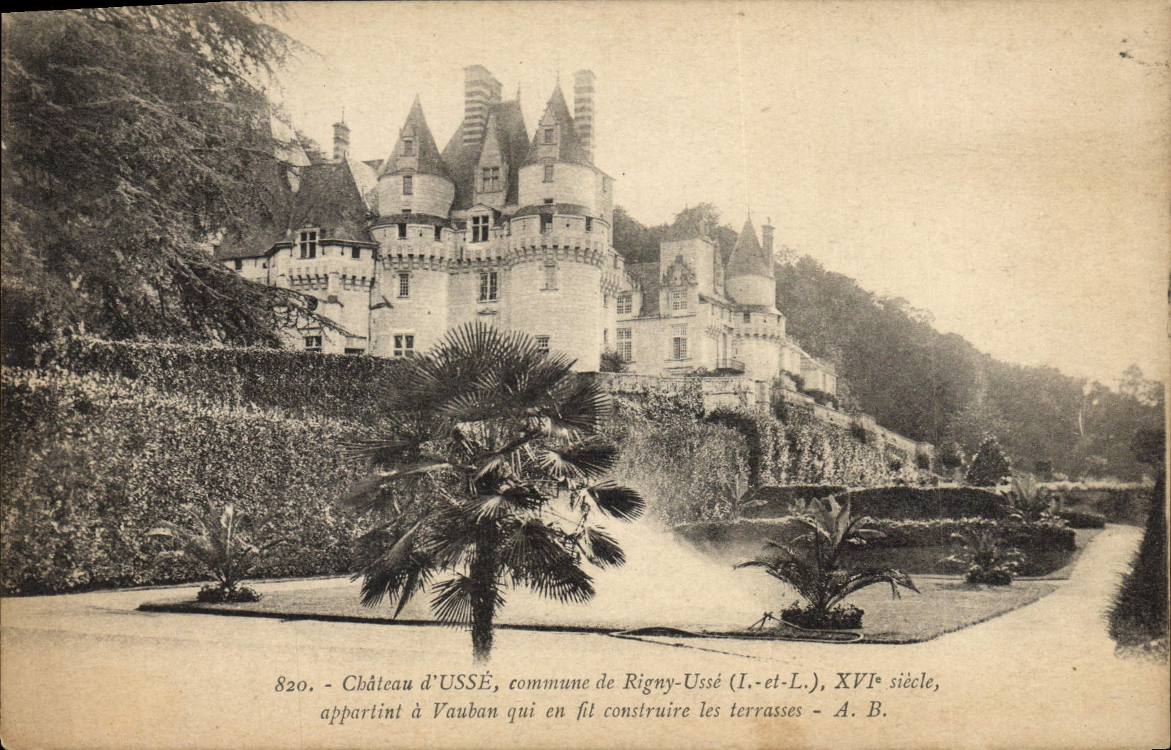 CPA Chateau d'Usse Commune de Rigny Usse