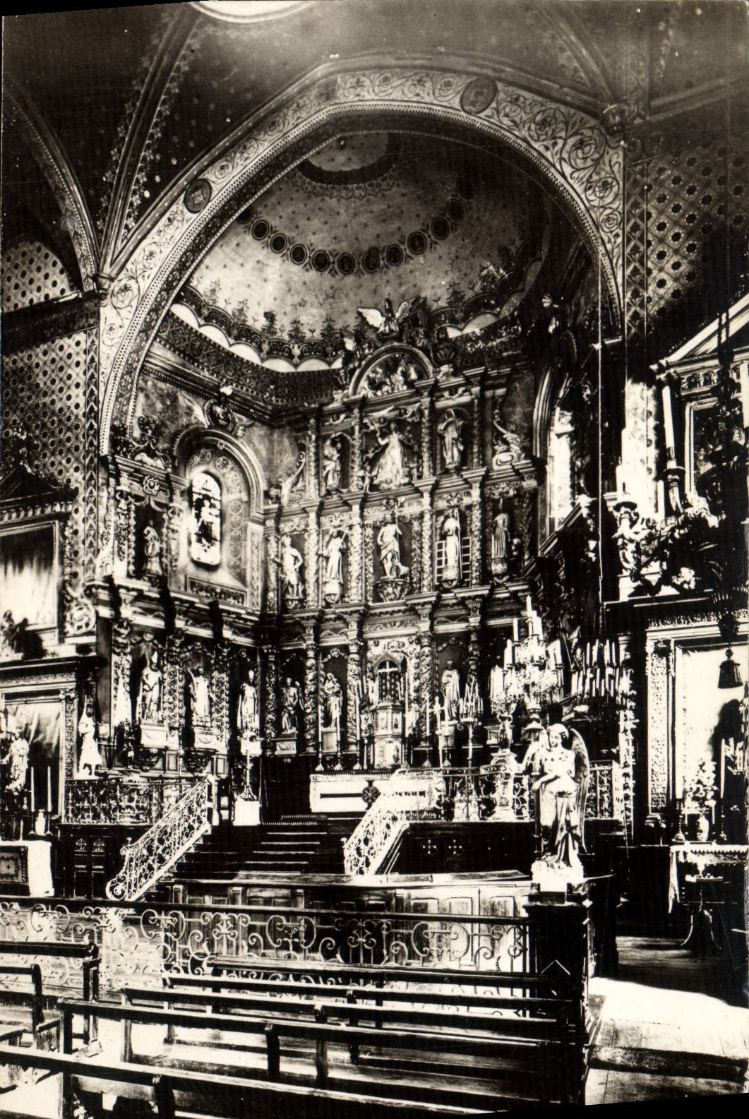 MODERN CARD St Jean De Luz Church Historical of St Jean de Luz