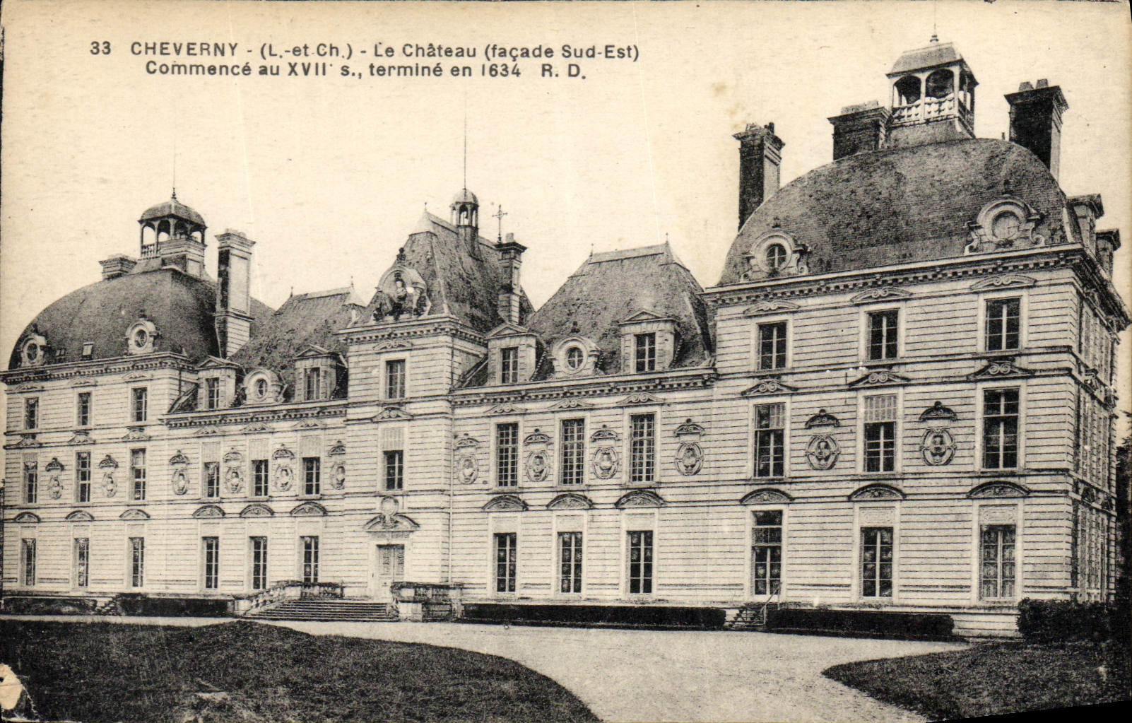 VINTAGE POSTCARD Castle Cheverny