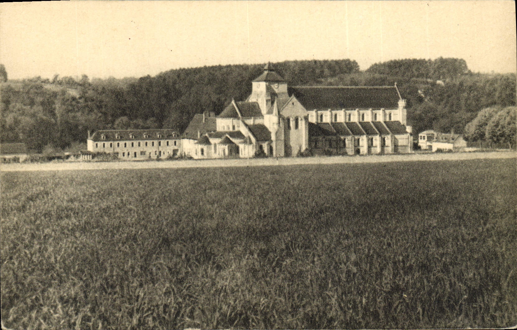 POSTAL MODERNA la abadía Notre Dame De Fontgombault