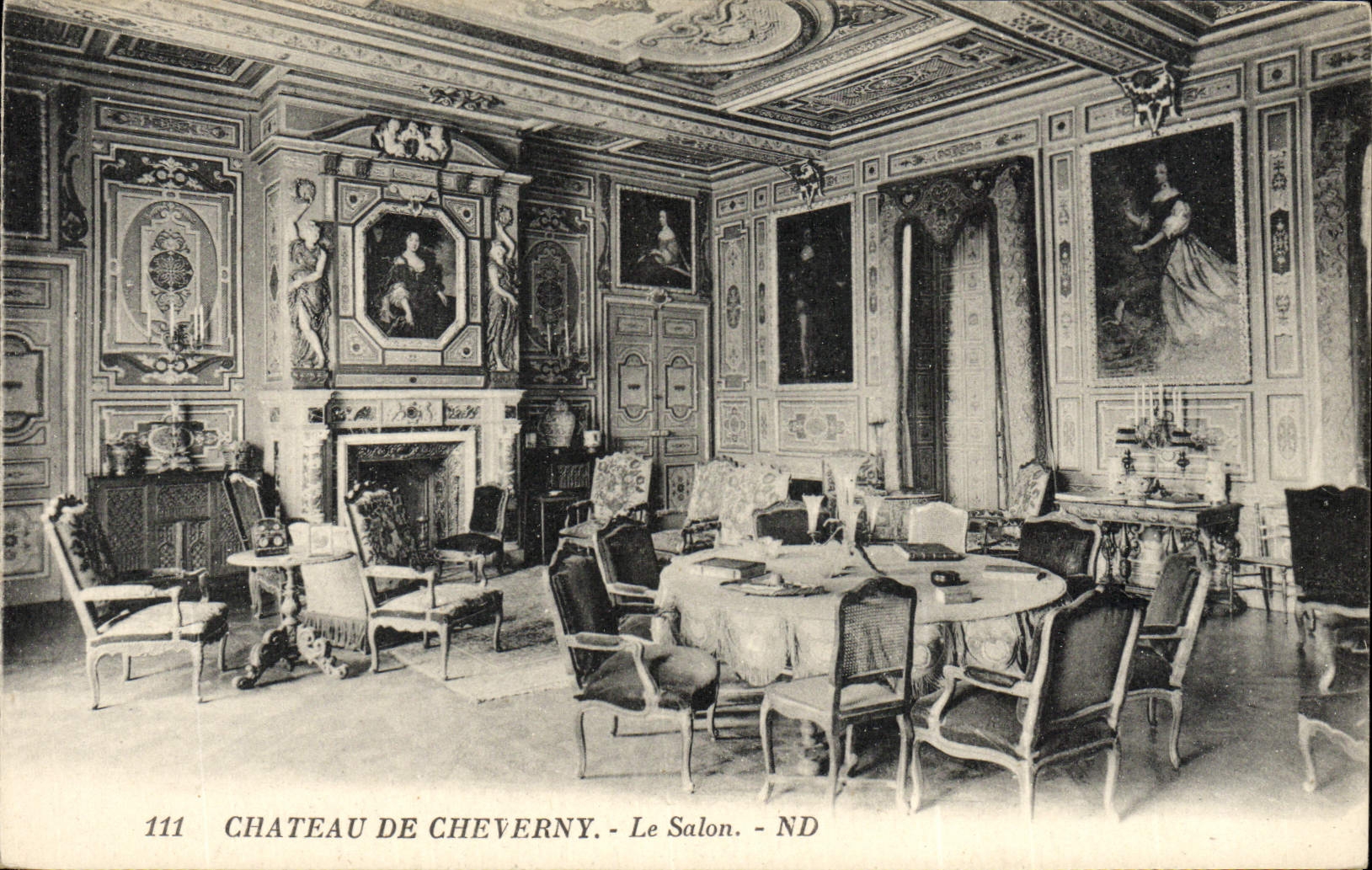CPA Chateau De Cheverny Le Salon